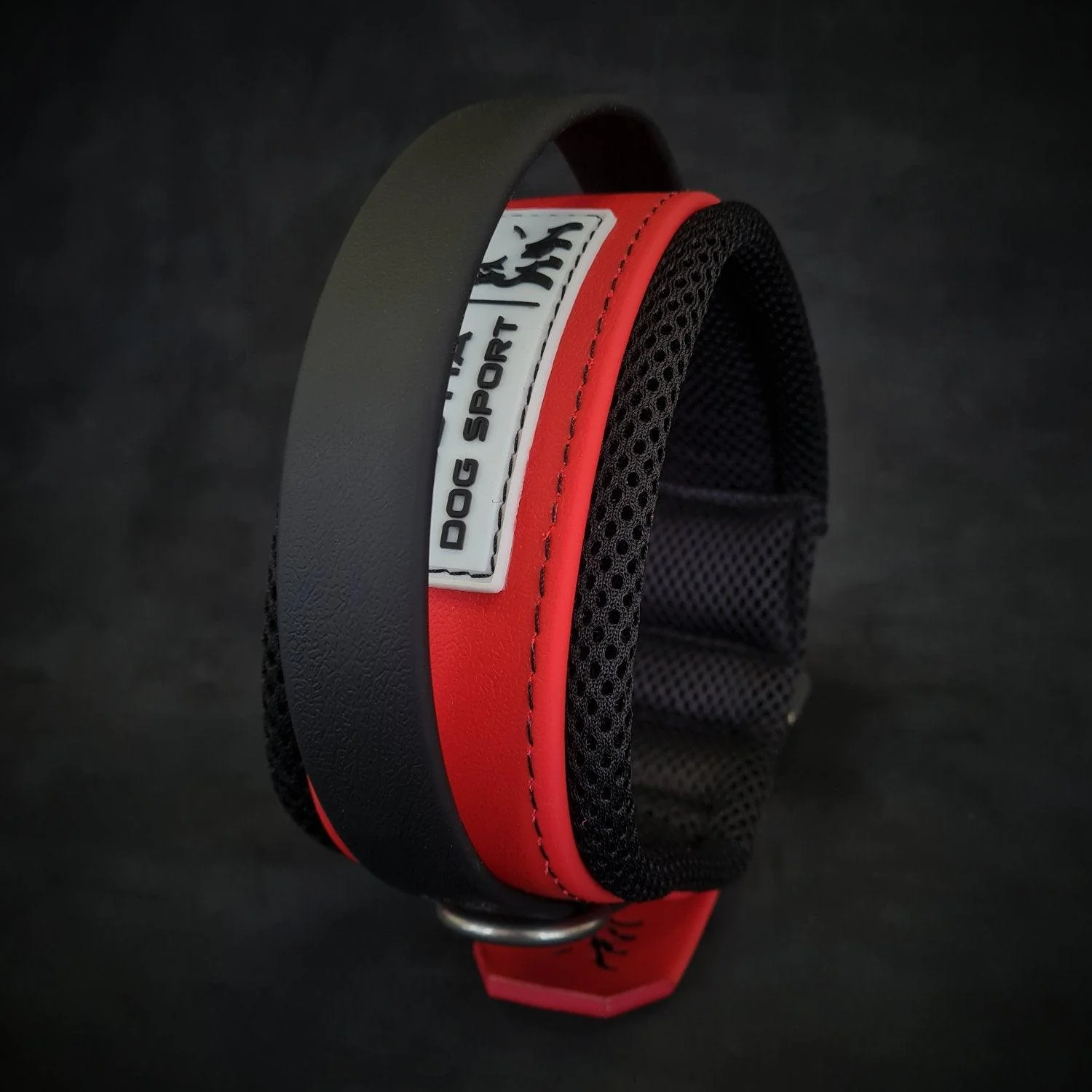 BESTIA DOG SPORT HANDLE COLLAR RED - Image 2